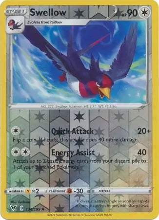 Vivid Voltage Swellow #134/185 reverse holo